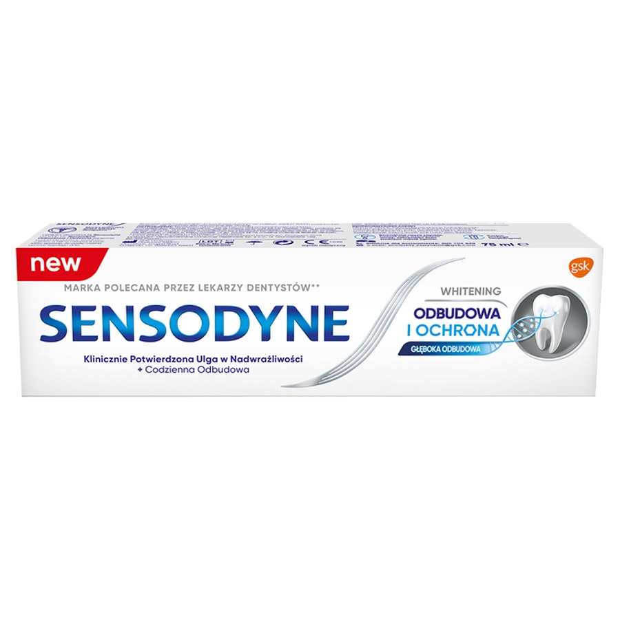 Odbudowa I Ochrona Whitening Toothpaste With Fluoride