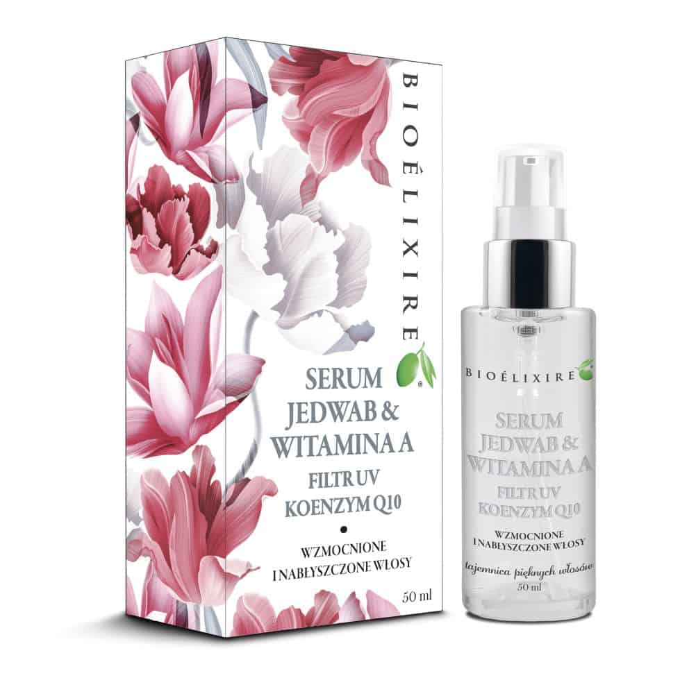 Silk & Vitamin A Posilňujúce Sérum Na Vlasy Obohatené O UV Filter A Koenzým Q10 50ml