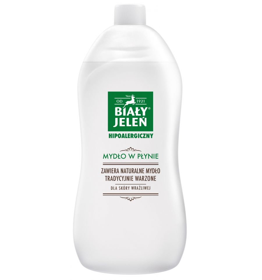Biely jeleň, hypoalergénne prírodné tekuté mydlo 1000ml