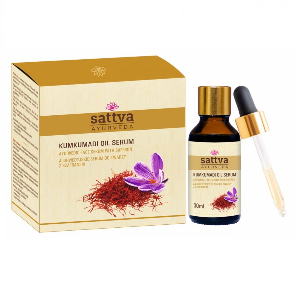 Sattva, Olejové sérum ajurvédský olej na obličej Kumkumadi 30ml
