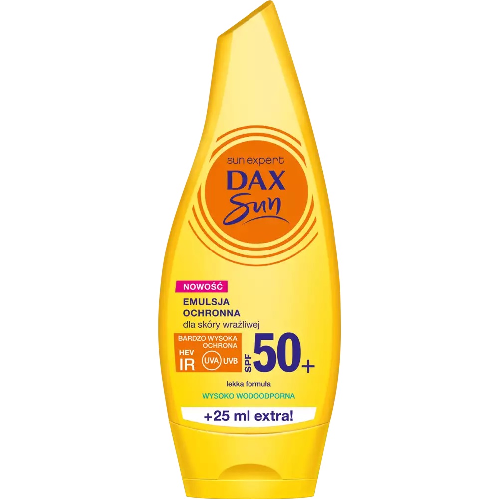 Dax Sun, Ochranné mlieko na opaľovanie pre citlivú pokožku SPF50+ 175ml