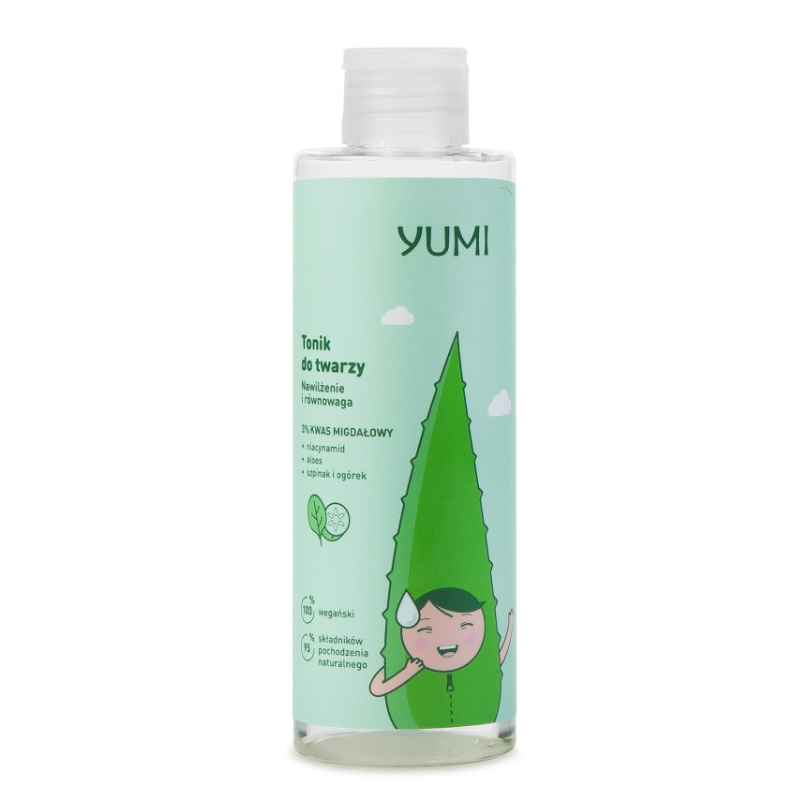 Hydratačné A Vyrovnávajúce Tonikum 3 % Kyselina Mandľová ŠPenát - Uhorka 200 Ml
