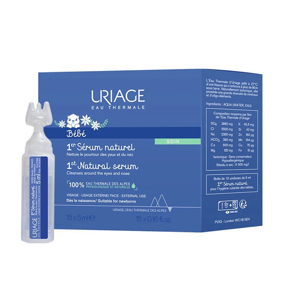 Uriage Bébé 1st Natural Serum Upokojujúca emulzia pre deti 155 ml