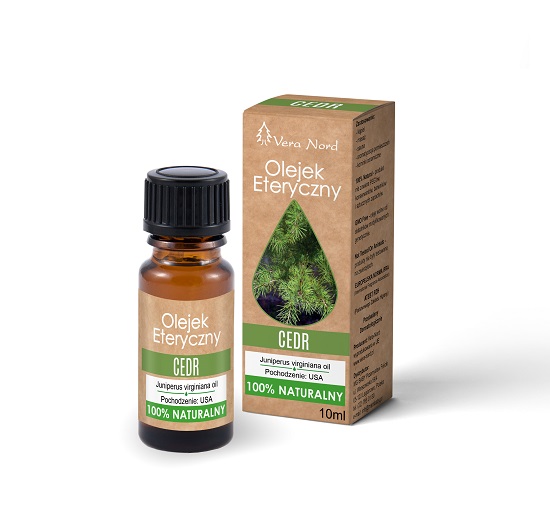 Vera Nord, Prírodný cédrový esenciálny olej 10ml