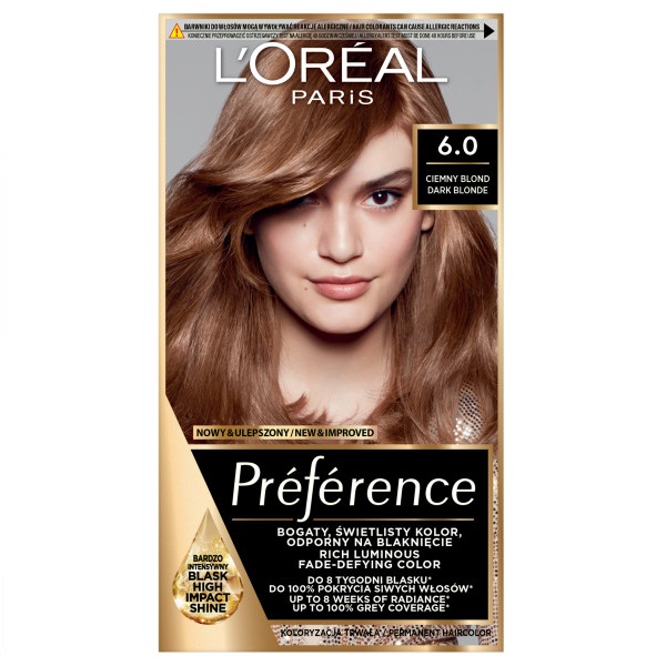 Preference Farba Do Włosów 6.0 Ciemny Blond