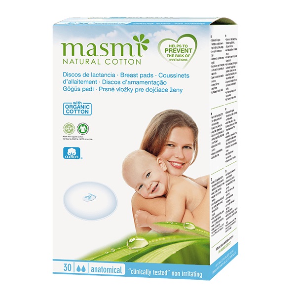 _Natural Bavlnené Prsné Vložky Z Organickej Bavlny 30ks