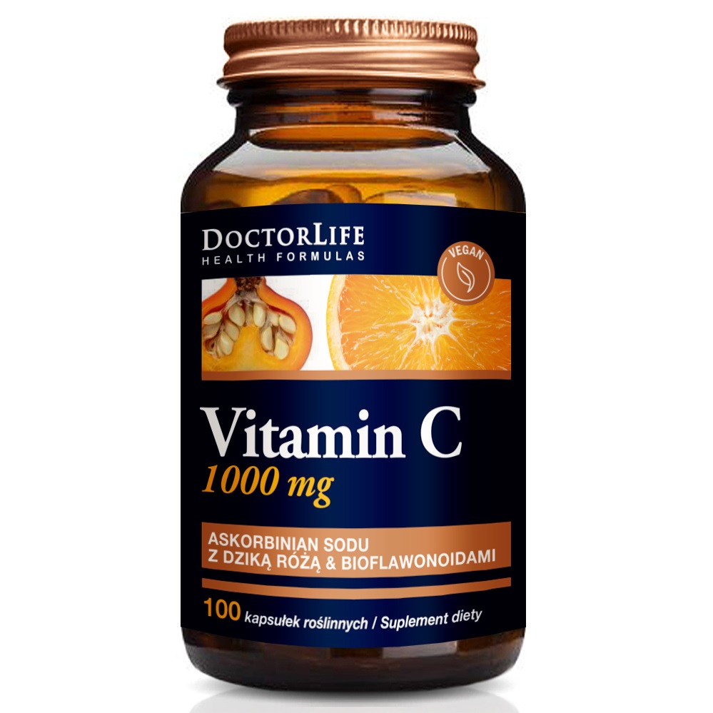 Vitamin C Buffered Vitamin C Dietary Supplement With Wild Rose & Bioflavonoids, 100 Capsules