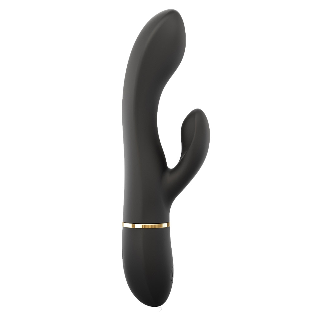 Glam Rabbit Vibrátor So Stimulátorom Klitorisu čIerny