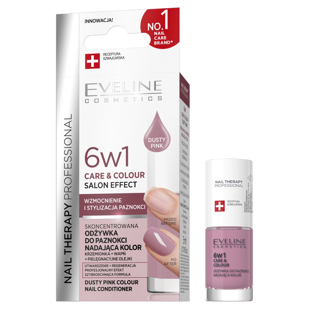Nail Therapy Professional 6w1 Care &Amp; Colour Skoncentrowana