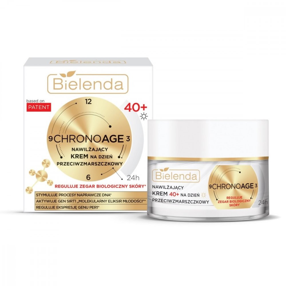 Bielenda CHRONO AGE 24 H denný hydratačný krém proti starnutiu pleti 40+ 50 ml