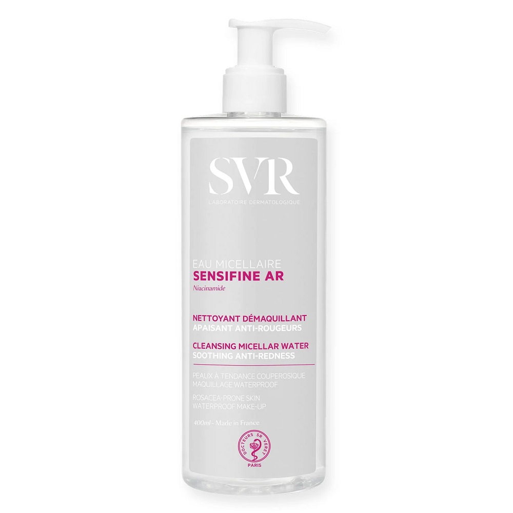 SVR, Sensifine AR Eau Miccelaire upokojujúca micelárna voda proti začervenaniu 400ml