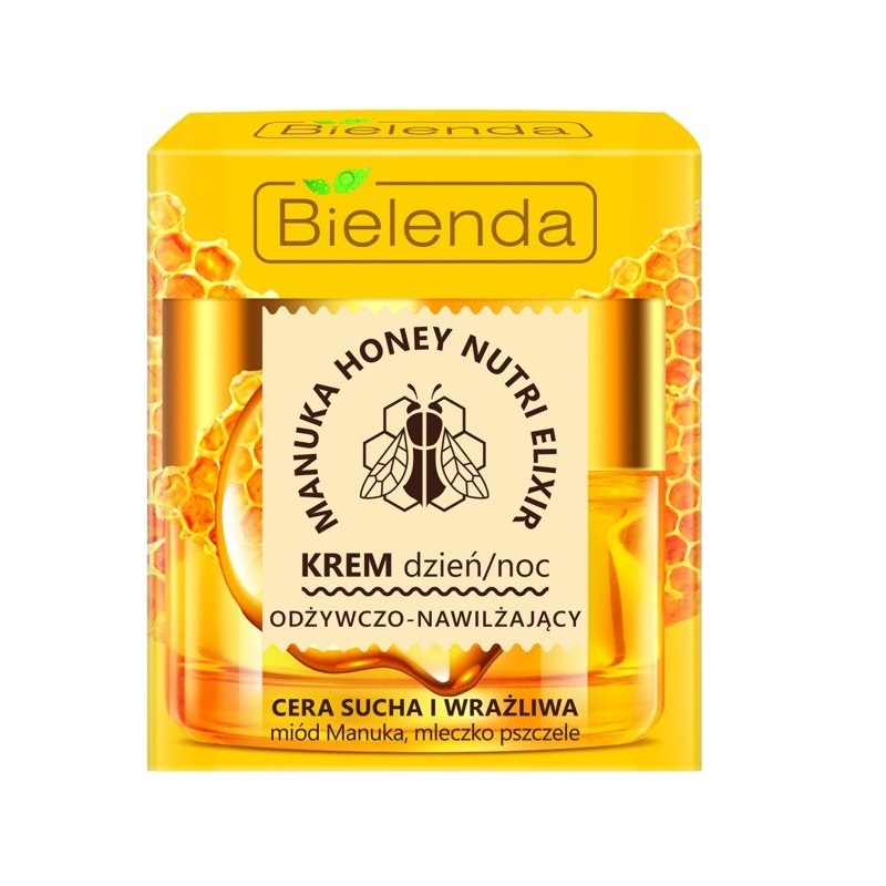 Bielenda Manuka Honey Nutri Elixir hydratačný pleťový krém deň noc 50 ml