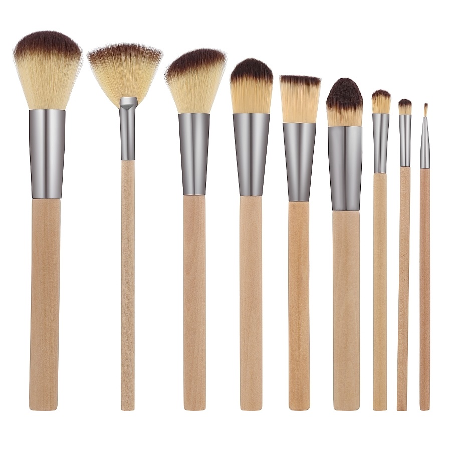 HiSkin, sada 9 ks štětců na make-up.