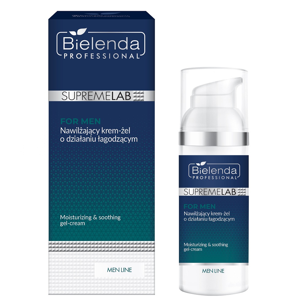Bielenda Professional, SupremeLab For Men hydratačný upokojujúci krém-gél 50ml