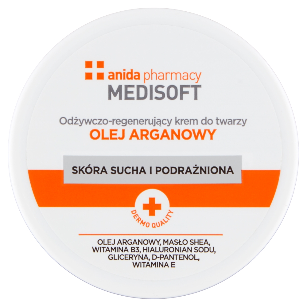 Anida, Medisoft výživný a regeneračný krém na tvár s arganovým olejom 100ml