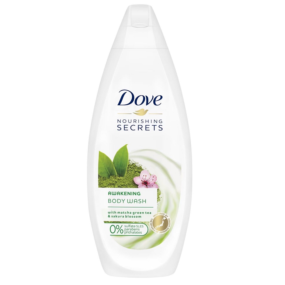 Dove Nourishing Secrets Matcha Green Tea &amp; Sakura Blossom energizujúci sprchový gél 450 ml