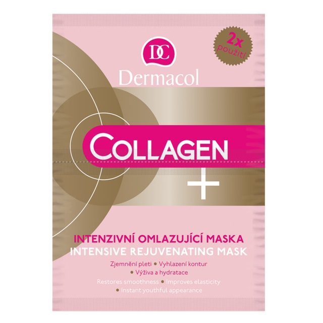 Dermacol Collagen pleťová maska proti vráskam 2 x 8 g
