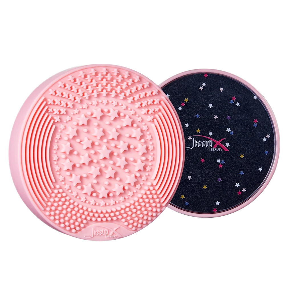 Wet&Dry Brush Cleaner Mata Do Czyszczenia Pędzli Na Sucho I Mokro Pink
