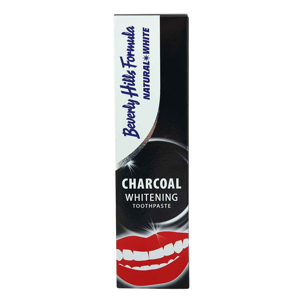 Natural White Charcoal Whitening Zubná Pasta S Aktívnym Uhlím 100 Ml