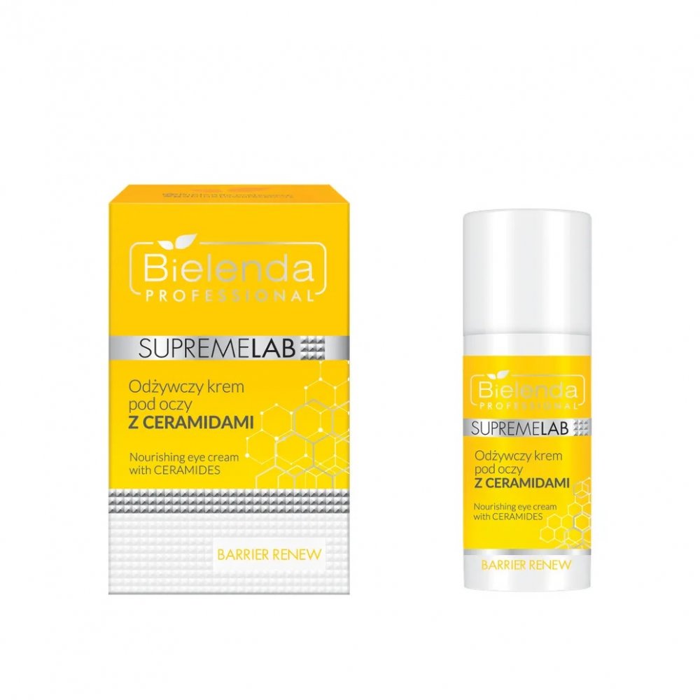 Bielenda Professional, SupremeLab Barrier Renew výživný očný krém s ceramidmi 15ml