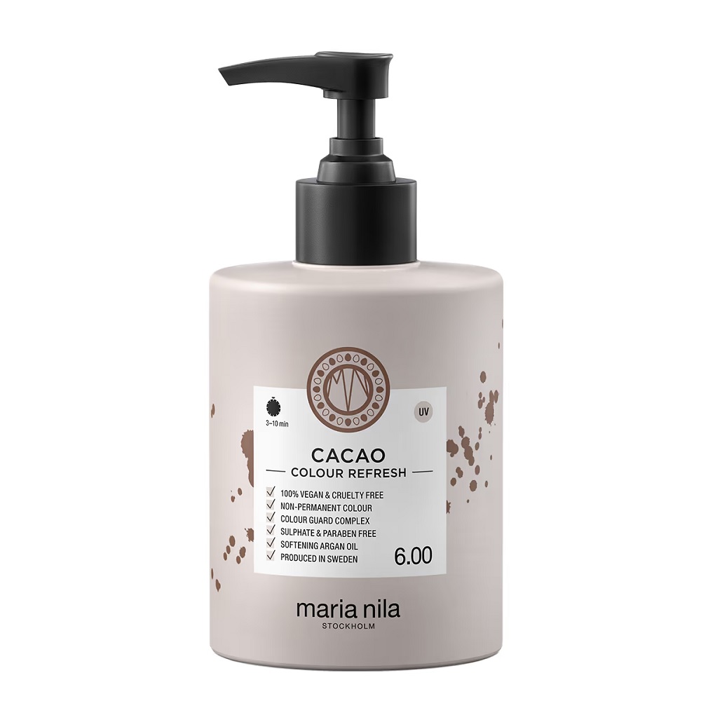 Maria Nila, Colour Refresh maska na vlasy 6.0 Cacao 300 ml
