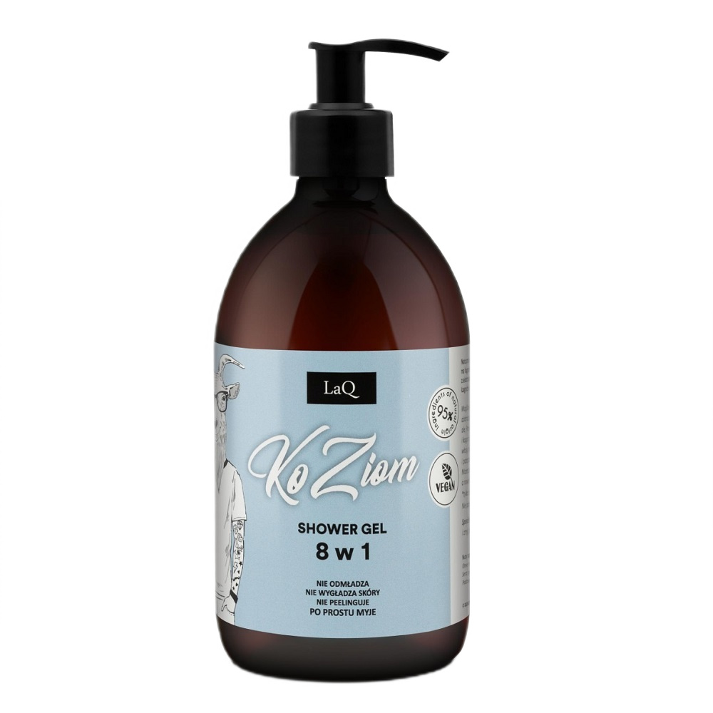 LaQ, sprchový gél 8v1 KoZiom 500ml