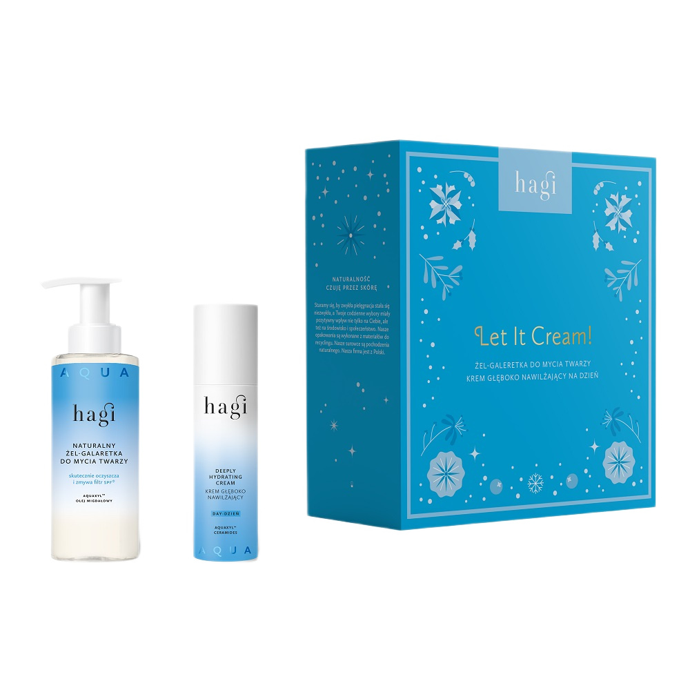 Hagi Nech je to Cream! Aqua Zone hydratačný denný krém 50ml + želé-gél na umývanie tváre 150ml
