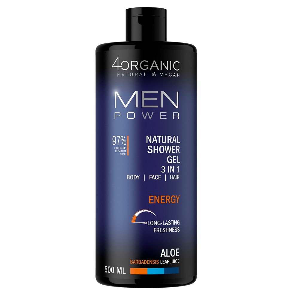 Men Power Naturalny żEl Pod Prysznic 3w1 Energy