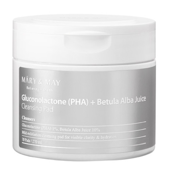 Mary&Amp;May Glukonolaktón (PHA) + Betula Alba Juice ČIstiace Vankúšiky 70ks.