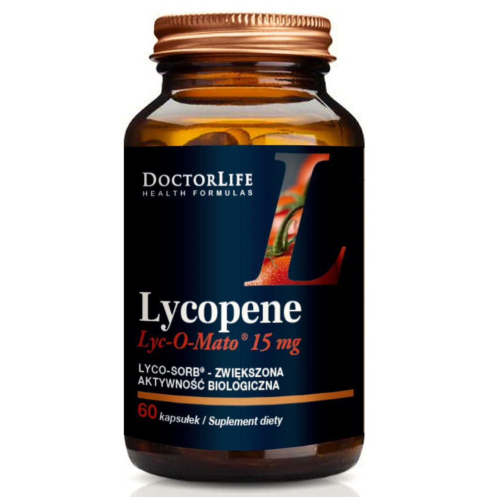 Lycopene Likopen Ekstrakt Z Pomidorów Suplement Diety 60 Kapsułek