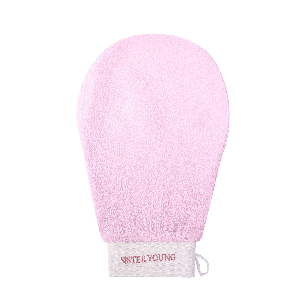 Nova Exfoliating Glove Złuszczająca Rękawica Do Peelingu Ciała Pink