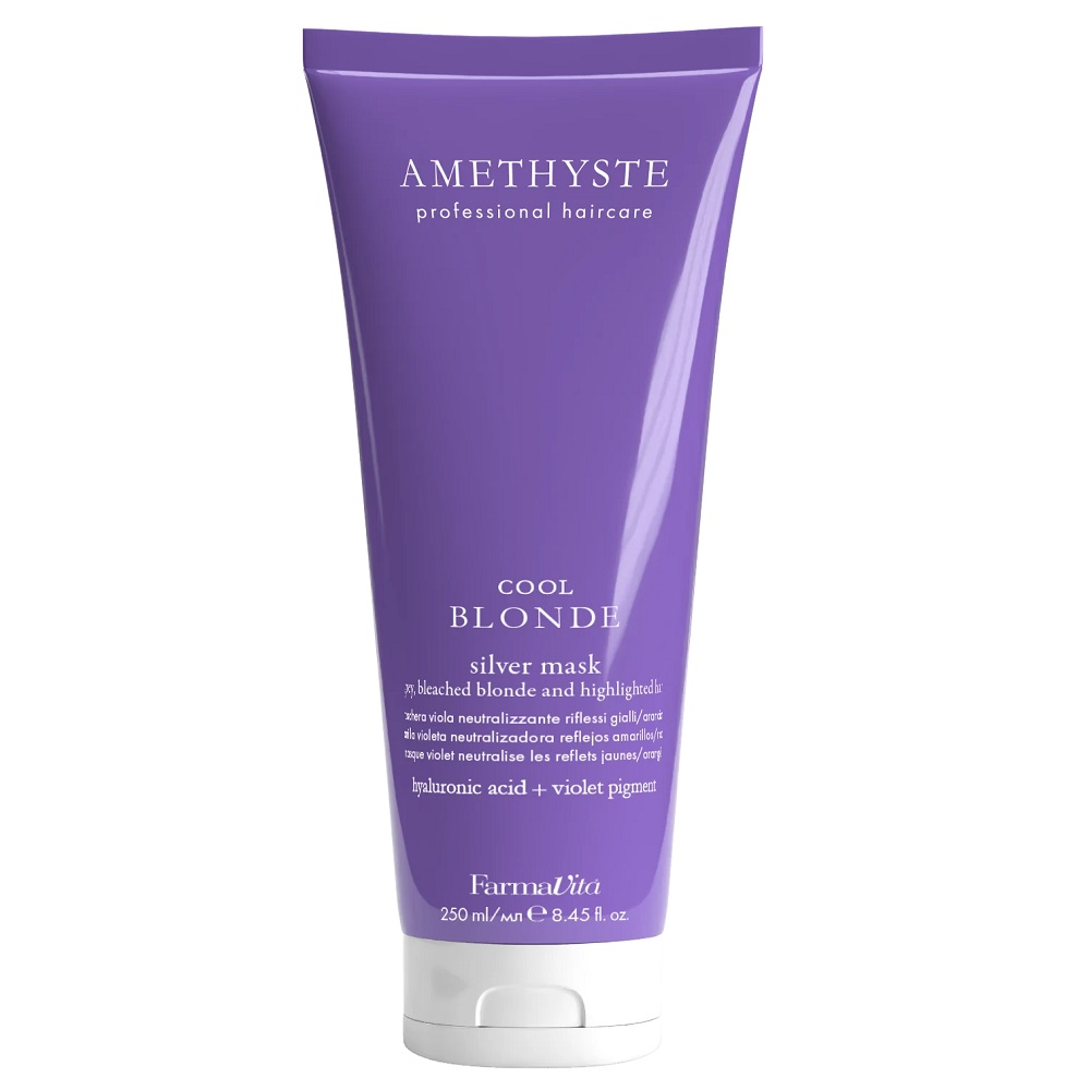 Amethyste Cool Blonde Maska Do Włosów Siwych I Rozjaśnianych