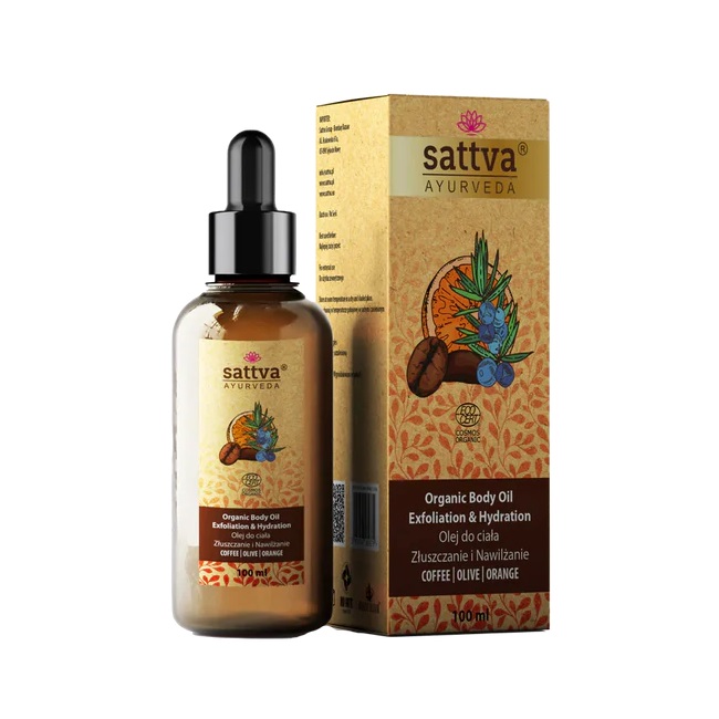Organic Body Oil Organic Coffee And Orange Body Massage Oil