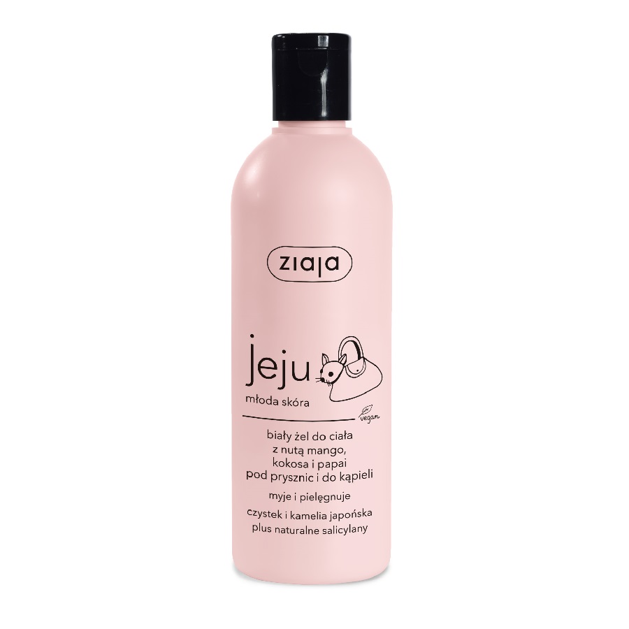 Jeju Białe Mydło Do Ciała Pod Prysznic I Do Kąpieli Z Nutą Mango Kokosa I Papai