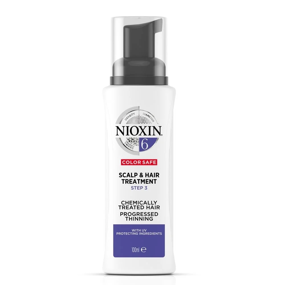 System 6 Scalp & Hair Leave-In Treatment Bez Oplachovania Na Pokožku Hlavy A Vlasy Po Chemickom Ošetrení Silne Rednúce 100ml