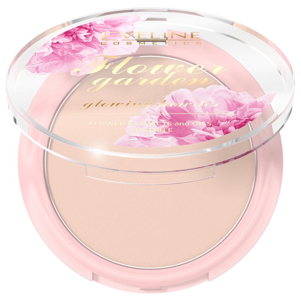 Flower Garden Glowing Powder Flower Garden Illuminating Compact Powder