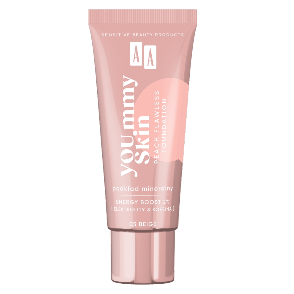 YOU.Mmy Skin Peach Flawless Foundation Minerálny 2