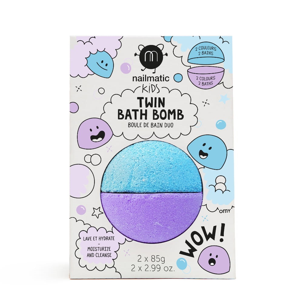 Detská Dvojitá Bomba Do Kúpeľa Blue/Violet 170g