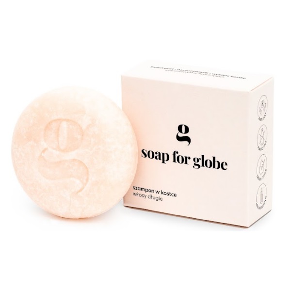 Mydlo na glóbusy, šampón Long & Shiny 80g