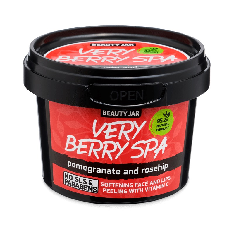 Very Berry Spa Jemný Peeling Na Tvár A Pery S Vitamínom C 120g