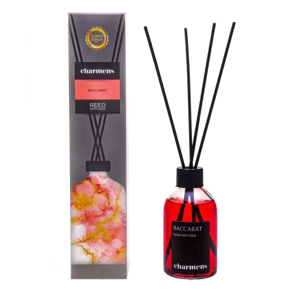 Charmens, Luxury Edition Reed Diffuser Baccarat vonné tyčinky 110ml