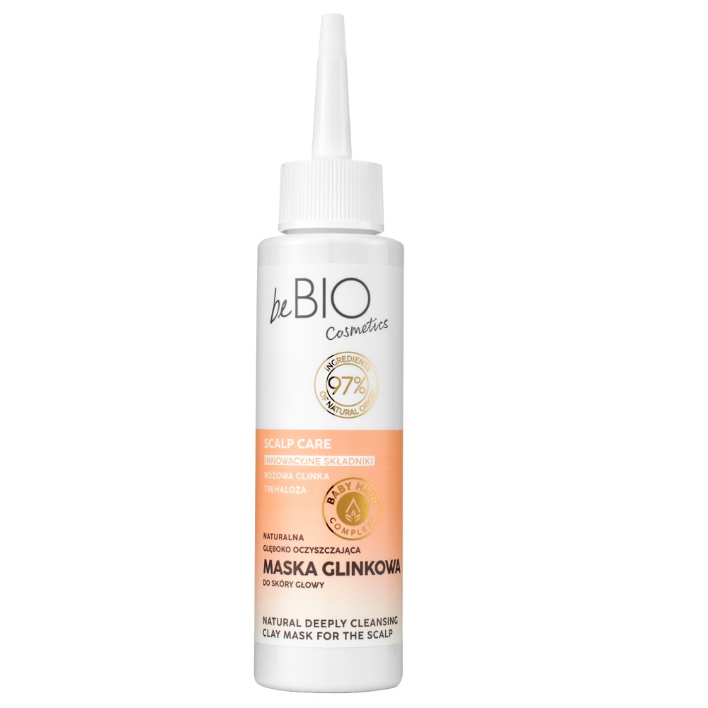 BeBio Ewa Chodakowska, Baby Hair Complex Scalp Care přírodní hloubkově čistící jílovitá maska na pokožku hlavy 100 ml