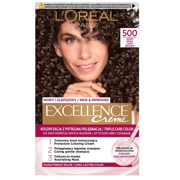Excellence Creme Farba Do Włosów 400 Brąz 3