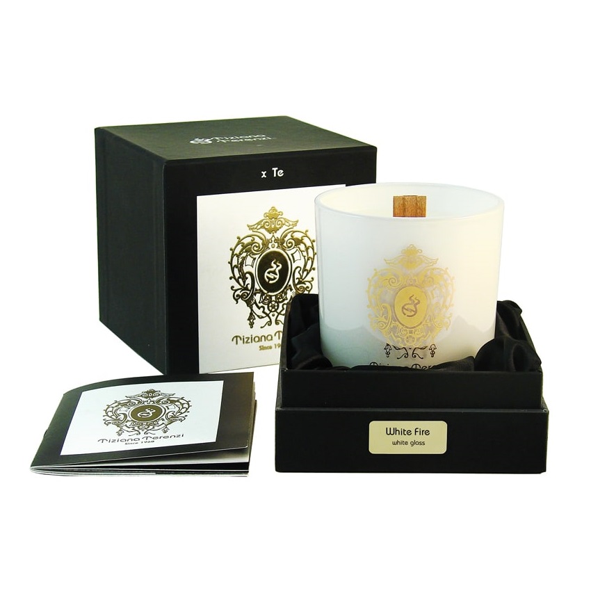 White Fire Scented Candle