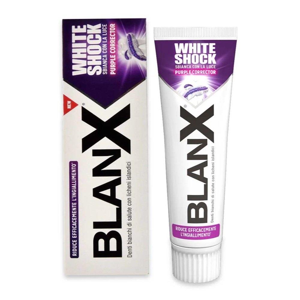 White Shock Purple Corrector Bieliaca Zubná Pasta Neutralizujúca žLté Odtiene 75 Ml