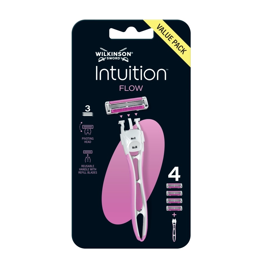 Intuition Flow Maszynka Do Golenia Z 3 Ostrzami I 4 Wkłady