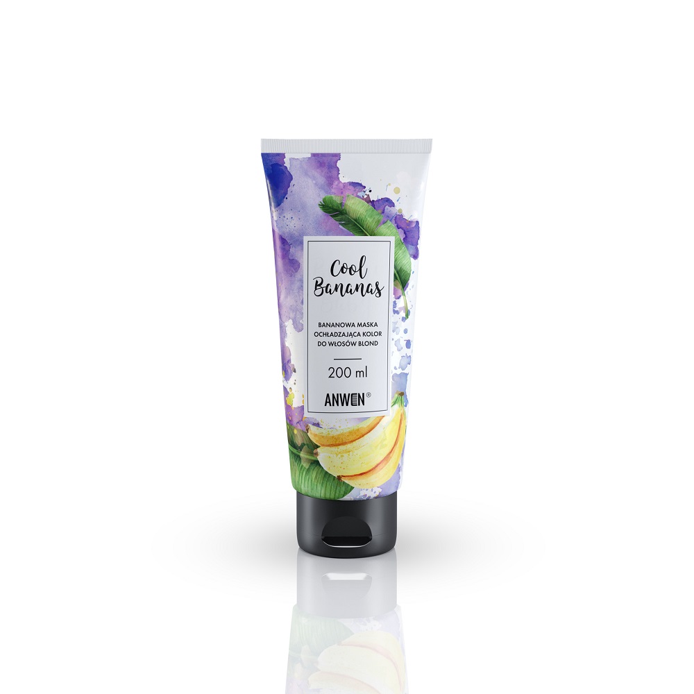 Anwen, Cool Bananas banánová chladivá maska pre blond vlasy 200ml