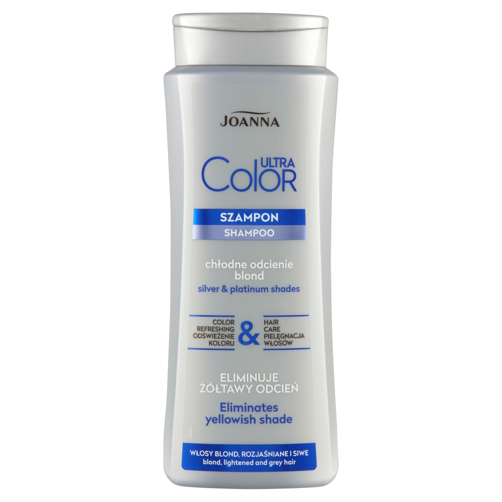 Joanna, Ultra Color platinový šampón na blond a odfarbené vlasy 400 ml