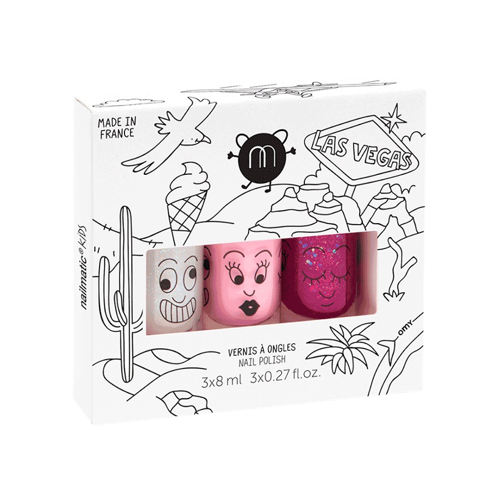 Detská Sada Lakov Na Nechty Las Vegas Super 8ml + Bella 8ml + Sheepy 8ml