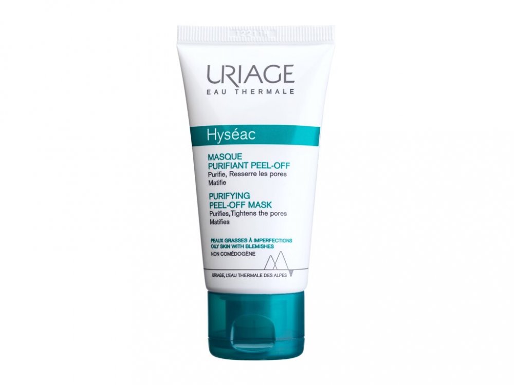 Uriage Hyséac Purifying Peel-Off Mask, Pleťová maska, 50 ml,